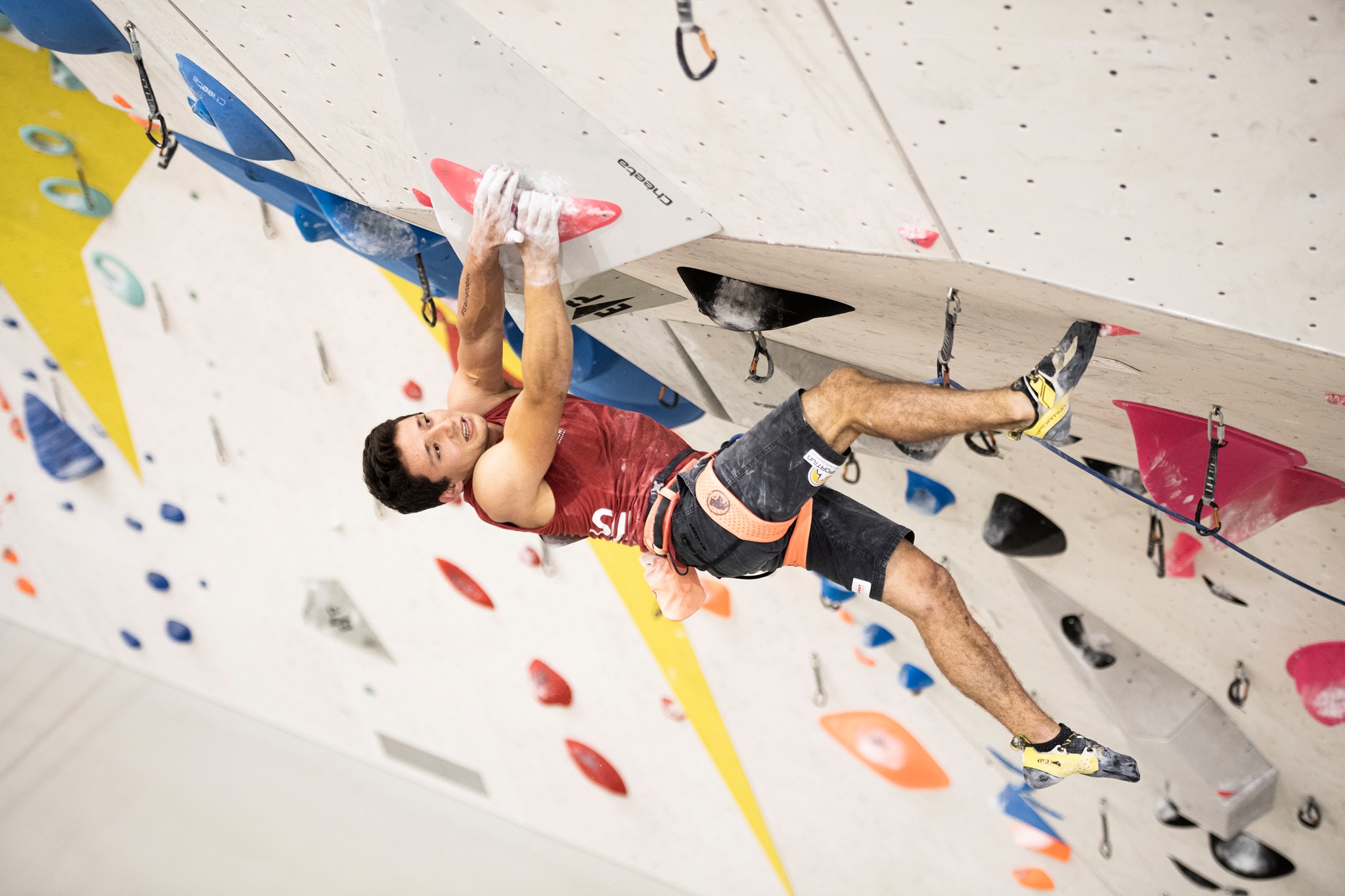 Escalade: Le grimpeur de Vernayaz Dylan Chuat sur le podium à Villeneuve